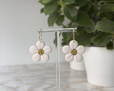 Cercei rotunzi, Gold Daisies