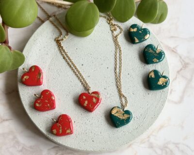 Lanțișor Golden Aura Heart Monsteria