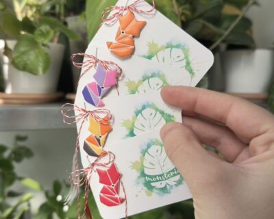 Broșă, Origami Fox v2, Monsteria