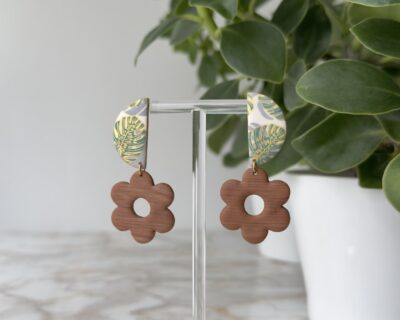 Cercei lungi, Botanical Bliss Flowers Monsteria