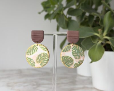 Cercei lungi, Botanical Bliss Rounds, Monsteria