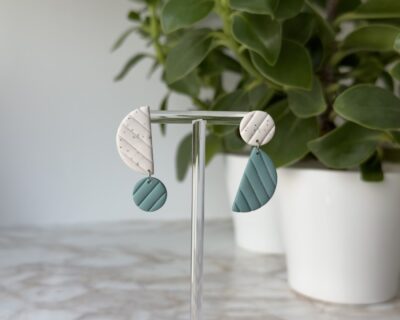 Cercei lungi, Two-colored Half & Half