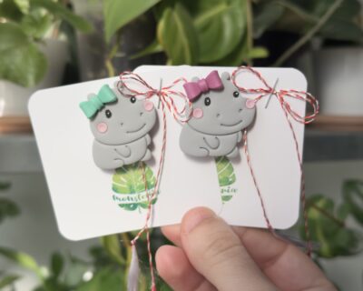 Broșă Chunky Hippo, Monsteria