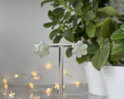 Cercei cu șurub, Gemstone Flowers, Monsteria